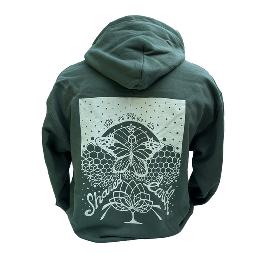 ‘Shared Earth’ by Deanna Burch printed Hoodie