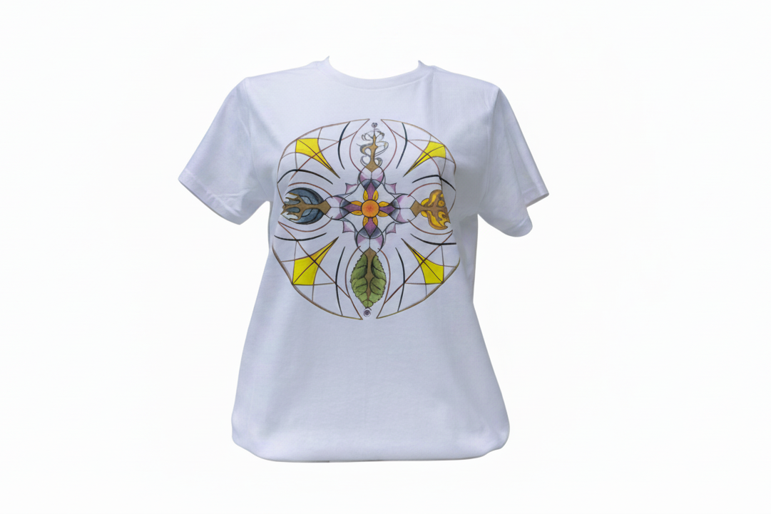 ‘Sacred Elements’ by Deanna Burch Ladies Tee