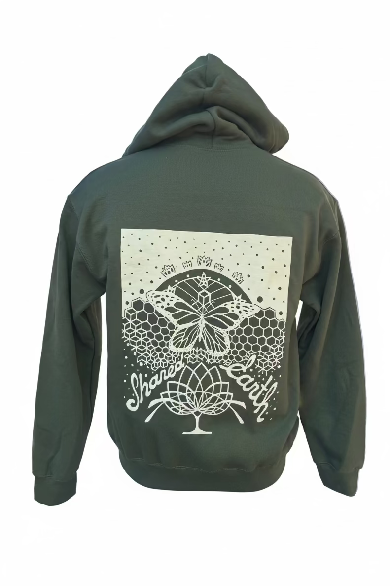 ‘Shared Earth’ by Deanna Burch printed Hoodie
