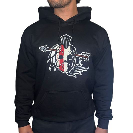 ‘Mask’ by Devan Henry-Elijah on Black Hoodie