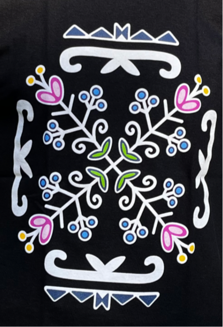 ‘Emma Pottowatomi Floral' T-Shirt