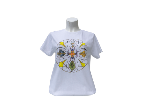 ‘Sacred Elements’ by Deanna Burch Ladies Tee