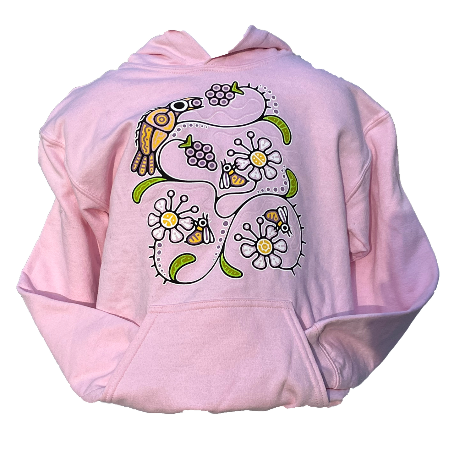 ‘Blackberry Florals' by Tsista Kennedy printed Youth Hoodie