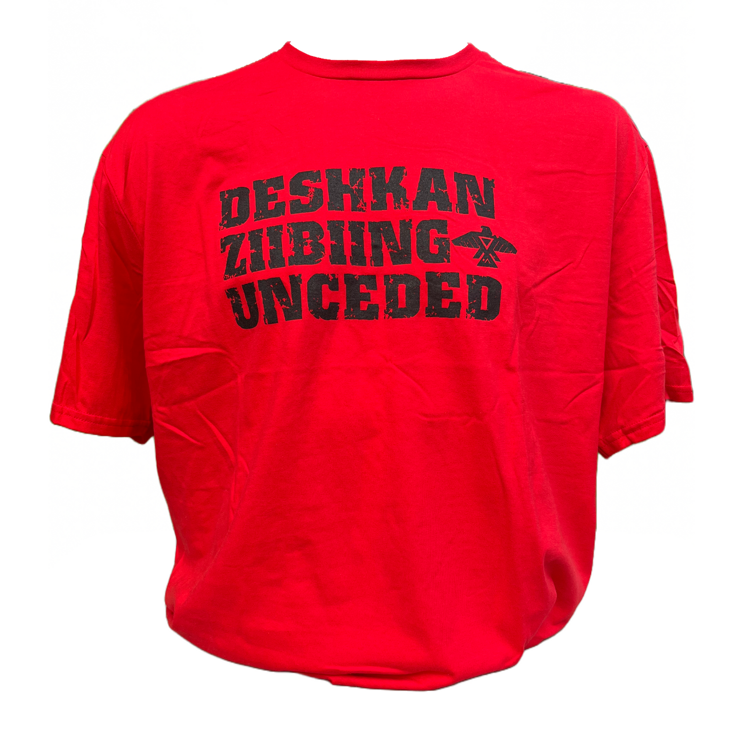 "Deshkan Ziibiing Unceded" printed T-shirt