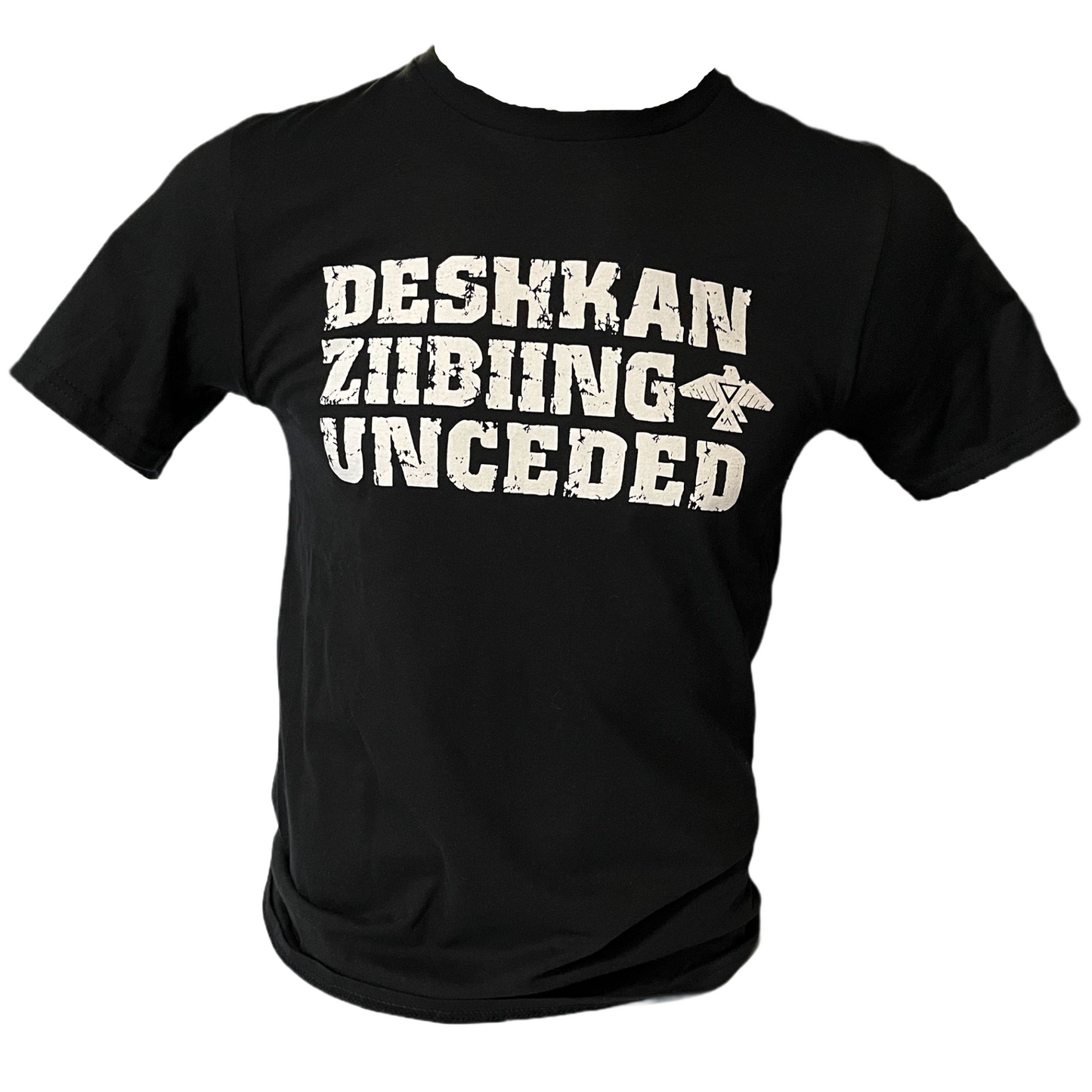 "Deshkan Ziibiing Unceded" printed T-shirt