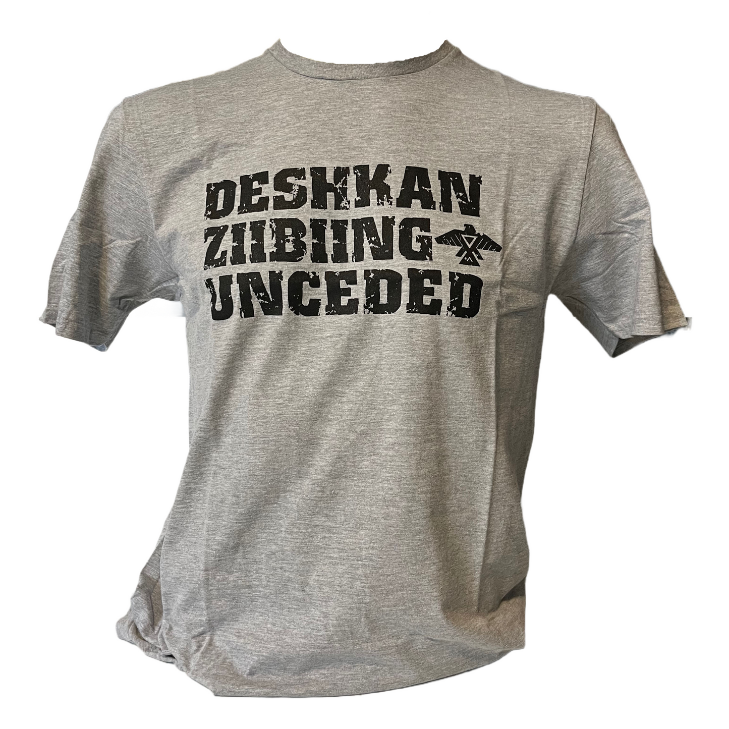 "Deshkan Ziibiing Unceded" printed T-shirt